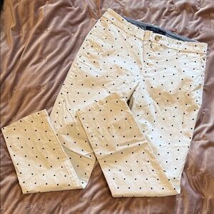 Tommy Hilfiger White Chinos with Navy Blue Stars